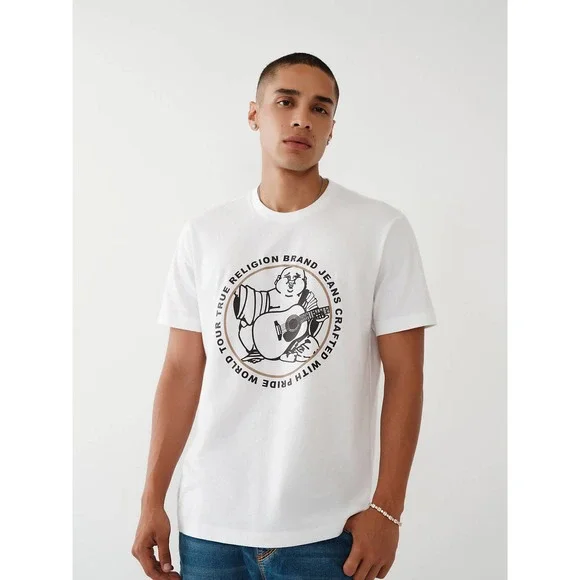 true religion buddha t shirt white